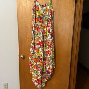 MSK Multicolor Floral Rayon Jumper